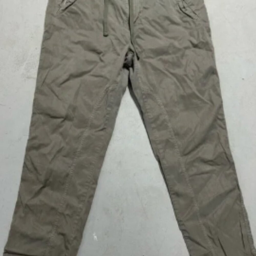 James Perse Pants Loose Womens Size 3 Green Tencel Cotton Drawstring